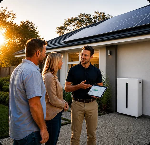 Rooftop solar panels on an Australian home, reflecting Solar Junction's focus on long-term energy solutions