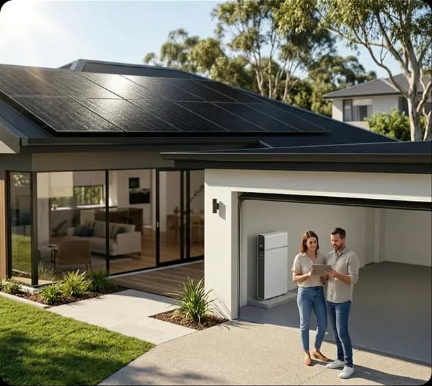 Wall-mounted battery storage helping lower a household's energy costs over time