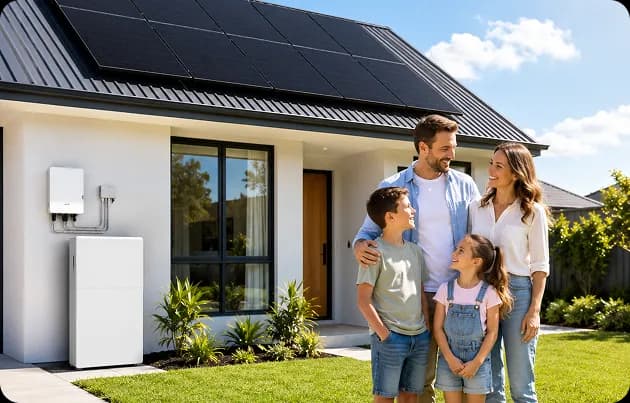 Bundled solar panel package showing panels, inverter and mounting hardware ready for install