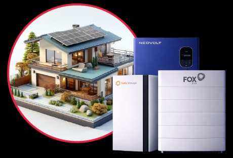 28kWh solar battery storage system for large homes