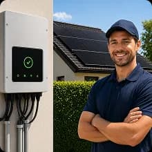 Solar system activation with ongoing customer support
