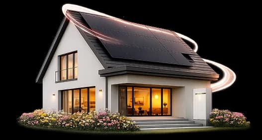 Homeowner reviewing a solar monitoring app to track system output