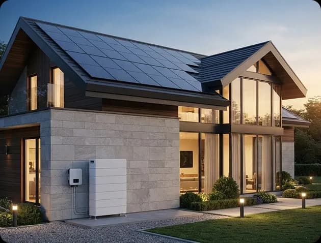 Large-capacity home battery system supporting long-term energy resilience