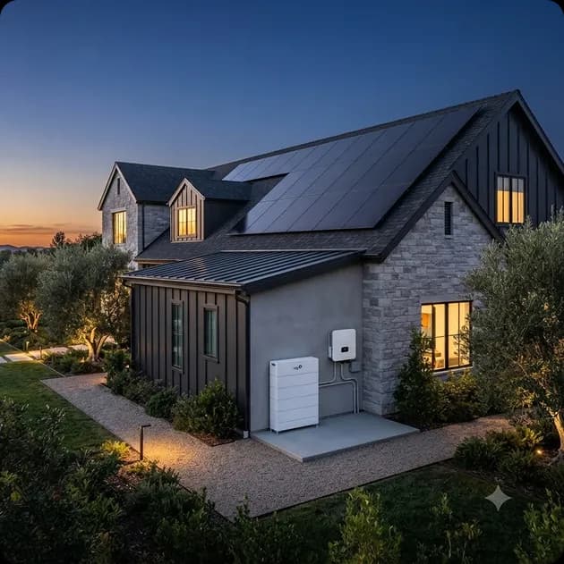 Home battery system sized larger than current daily electricity usage