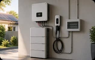 Battery storage shown as an optional upgrade in an Adelaide solar package