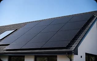 Close-up of solar panels, one of the components in an Adelaide solar package