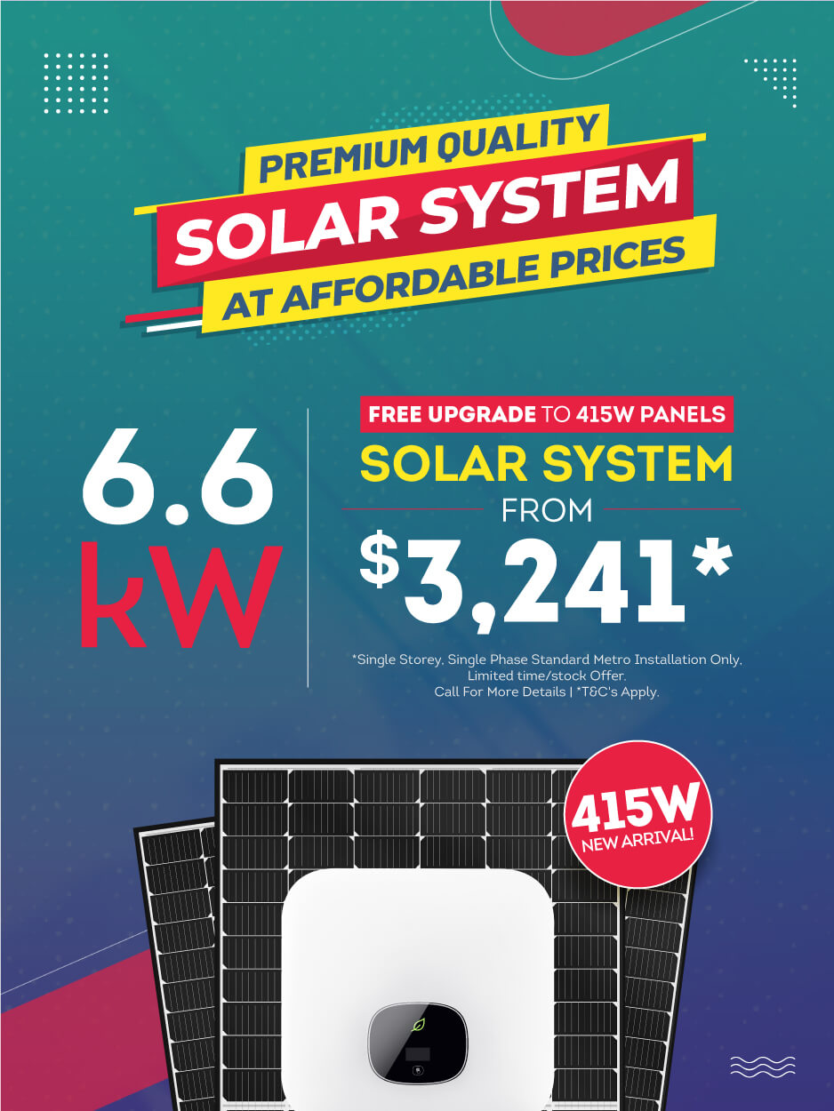 6.6 kw solar panel system price nsw metro