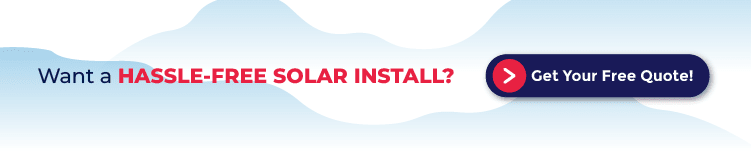 cta image text with want a hassle free solar install? get your free quote!