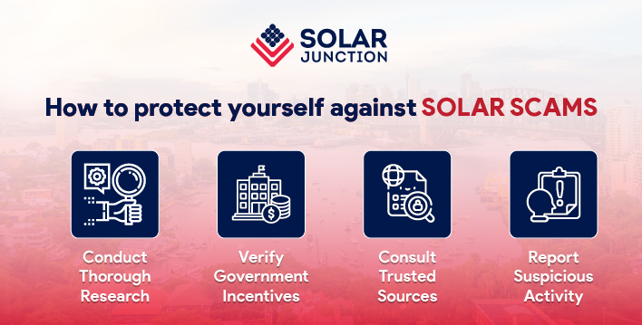 infographic explaining how to protect yourself against solar scals