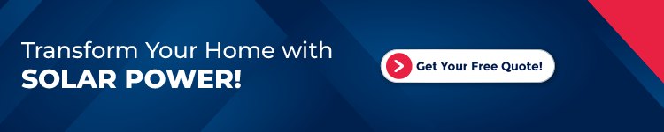 cta image text with transform your home with solar